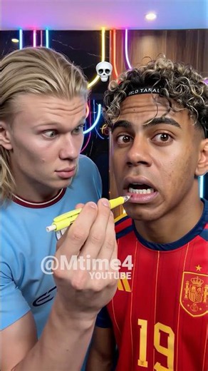 Haaland and Yamal Made This Too Chaotic 😂🔥 #football #haaland #parody