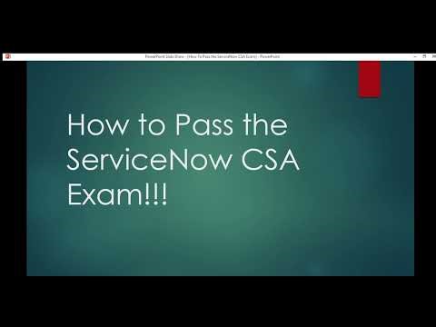 How to Pass the ServiceNow CSA Exam