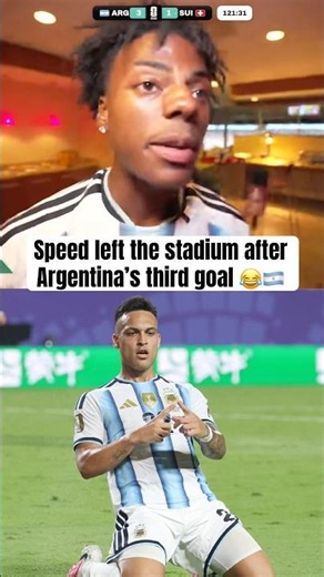 THE SPEED CURSE IS OVER AFTER ARGENTINA’S WIN 🙌