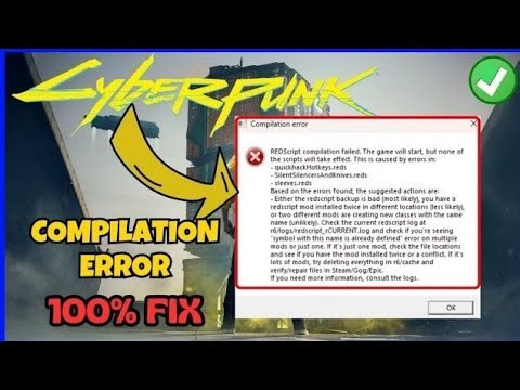 Cyberpunk 2077 Redscript Compilation Failed Error FIX (100% Working Solution!)
