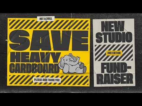 Save Heavy Cardboard from Demolition Fundraiser Kickoff Show!