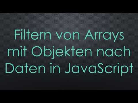 Filtering arrays of objects for data in JavaScript