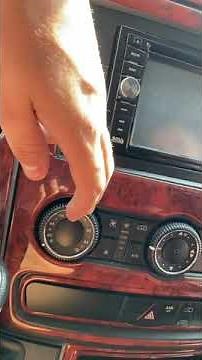 How to remove climate control panel on 2007 - 2018 Mercedes Dodge Sprinter 2500/3500