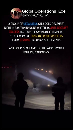 Aerial Defense Units Fight over central Ukraine During Massive Attack