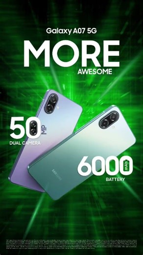 Samsung Galaxy A07 | Smooth, Powerful & Future-Ready Smartphone