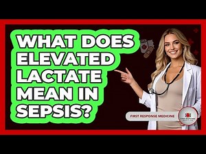 What Does Elevated Lactate Mean In Sepsis? - First Response Medicine