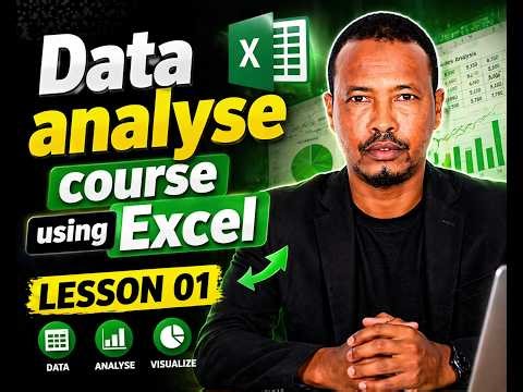 Data analyse course using Excel lesson 01
