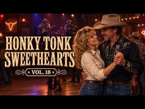 Upbeat Classic Country Love Songs & Dance Hall Two-Step Mix 🤠 Honky Tonk Sweethearts