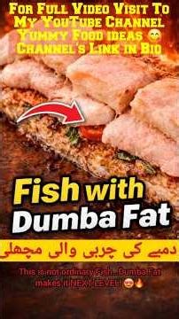 Dumba Fat Fish Recipe | Juicy, Tender & Full of Flavor 😋 | Easy Cooking