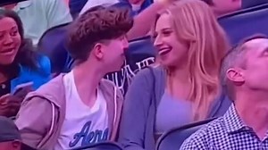 NBA fan left red-faced after brutal kiss-cam rejection: 'That must have hurt'