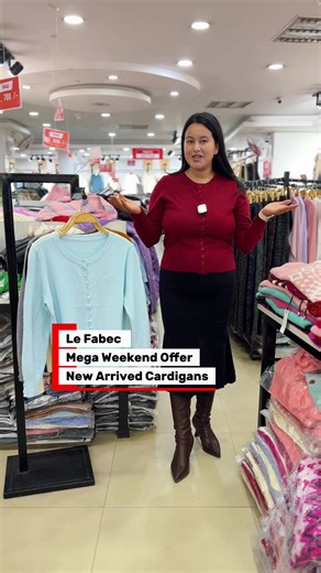 Mega Weekend Offer on Plain Cardigans