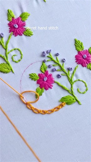 what a beautiful design embroidery work basic design #shortsyoutube #trendingnow #sewing