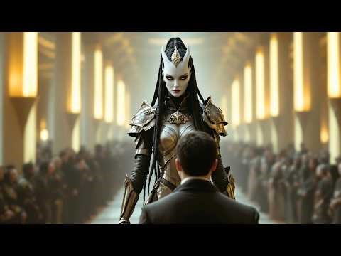 "Many Desire Me, Yet I Choose You, Human," the Alien Girl Said, Making Her Decision Clear. Sci-Fi