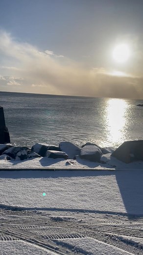 6.9K views · 203 reactions | Lybster Harbour in the snow. | Shena Mcbeath | Facebook