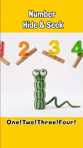 Learn numbers with Color Blocks | Hide and Seek