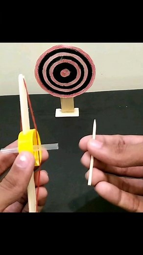 DIY - Toothpick Gun | How to make a Toothpick Gun | Uzi Crafts | #craft #viral #shorts #diy |