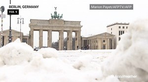 3.3K views · 60 reactions | As Storm Darcy continued to make its way across Europe on Feb. 9, the German capital was covered with snow: https://bit.ly/3p41Sav | AccuWeather | Facebook