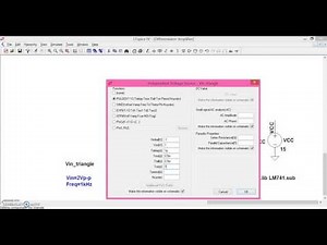Example Triangle wave Input settings