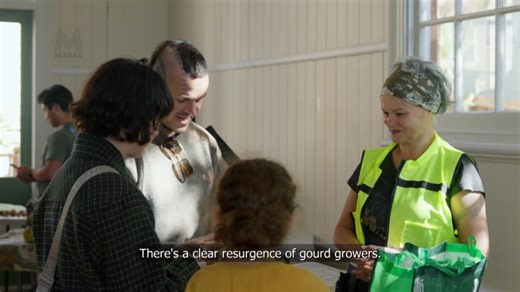 7.2K views · 108 reactions | Across cultures, the humble hue has long carried water, food, and sound. Once rare in Aotearoa, it’s making a comeback as growers share seeds and mātauranga. Made with the support of Te Māngai Pāho. | Marae | Facebook