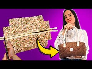 Cómo hacer un Bolso Guateado FÁCIL | Costura Acolchada para Principiantes (sin moldes)