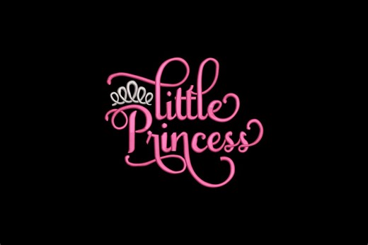Little Princess Embroidery Design, Little Princess Machine Embroidery Design, 4 Sizes Instant Download - Etsy