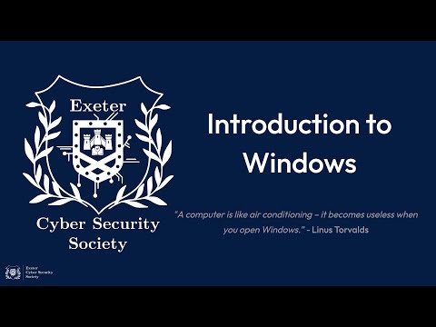 Introduction to Windows