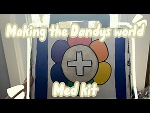 Making the Dandys World med kit out of a cardboard box