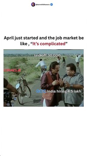 India Job Market 2026 🚀 4.5 Lakh Jobs vs Tech Layoffs #ai #memes #viral #shorts