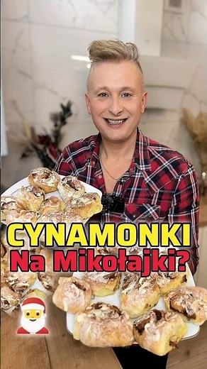Cynamonki w piekarniku, a cały dom pachnie świętami ❤️🎅 Kto też piecze na Mikołajki? #cynamonki