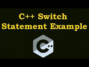 C++ Crash Course - Switch Statement Example In C++