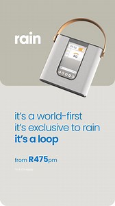 310K views · 231 reactions | It’s a world-first. It’s exclusive to rain. It’s a loop. From R475pm. Ts & Cs apply. | rain South Africa | Facebook