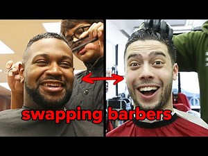 Friends Swap Barbers