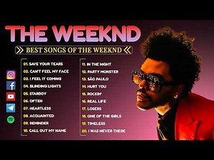 The Weeknd Greatest Hits 2026 🌙 Best Songs Playlist | Save Your Tears, Starboy, Blinding Lights
