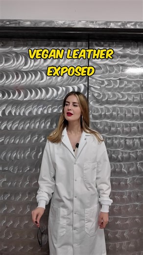 Here's what I found at a vegan leather factory...