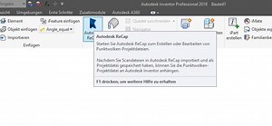 Inventor 2018 und ReCap Photo