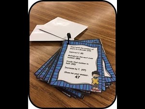 Math Games for Math Warm-ups for 4th and 5th Grade Mental Math Tiles