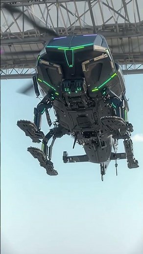 Next-Gen Stealth Helicopter – The AI-Powered Beast That Walks and Flies!
