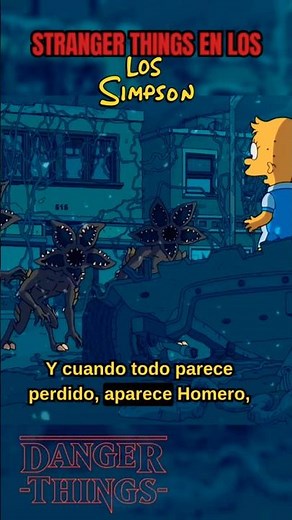 😱 THE DAY THE SIMPSONS PARODIED STRANGER THINGS #Shorts #ViralShorts #StrangerThings #simpsons