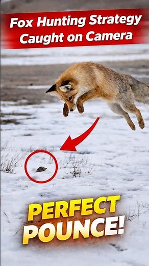 The Perfect Pounce! Fox Hunting Show #shorts