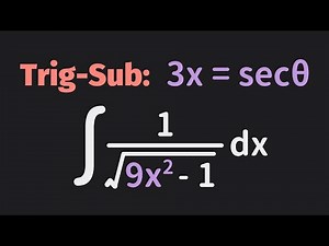 Integration by Trigonometric Substitution - Secant Sub | Integration | Calculus | Glass of Numbers