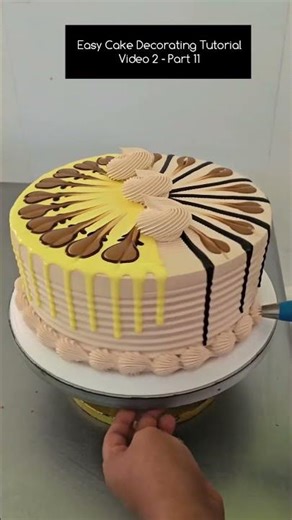 Easy Cake Decorating Tutorial VIDEO 2 PART 11 #shorts #cake