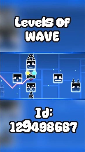 5 Different LEVELS of WAVE in GEOMETRY DASH! #gaming #geometrydash #challenge #gd #effort