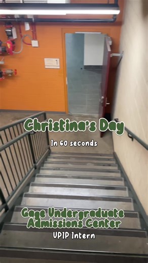 Hi Niners , we want you guys to meet Christina De Guzman, who is a UPIP Intern at Gage Undergraduate Admissions Center! We want to thank Christina for giving us a sneak peek into her fun life as an Undergraduate UPIP student at UNCC. Who wouldn't want to work at the Gage Undergraduate Admissions Center 🤩 Catch you at the next campus tour? #unccharlotte #GageUndergraduateAdmissionsCenter #UPIP #Dayinmylife