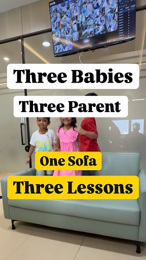200K views · 4.5K reactions | Three babies jumping on a sofa — and three very different parenting lessons. Your tone, words, and response don’t just stop the behavior — they shape your child’s inner voice. Discipline + love = connection that lasts.  #ConsciousParenting #ParentEducation #ParentingTipsSurat #drsantoshyadav | Santosh Yadav | Facebook