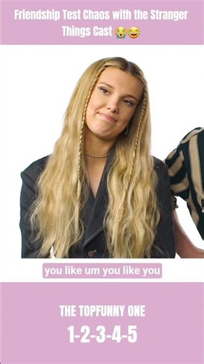 Friendship Test Chaos with the Stranger Things Cast 😭😂 #celebrity #shrots #viral #comedy #funny