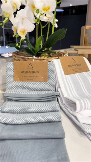 Stylish Dish Cloths and Kitchen Towels Now Available