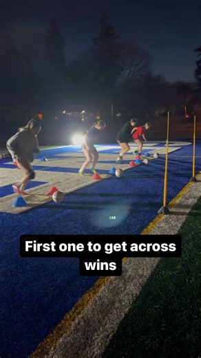 OBSTACLE COURSE RACE TO GET ACROSS | RAIN Soccer Training