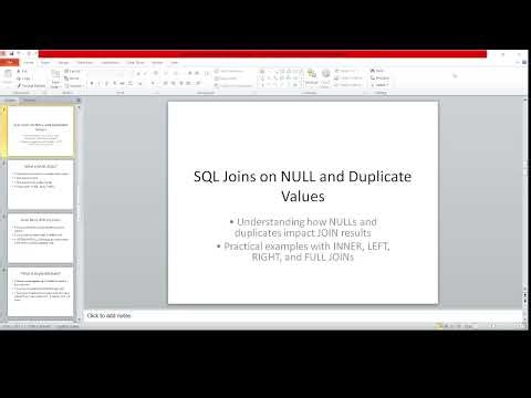 SQL Joins on NULL and Duplicate Values