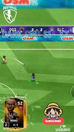 gool by manu in Mini football 🙀🙀#vairalshort #trending #gaming #DARK GMR S16 YT 🥅⚽⚽....