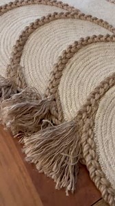 Handmade Jute Table Mats With Table Runner - Etsy UK
